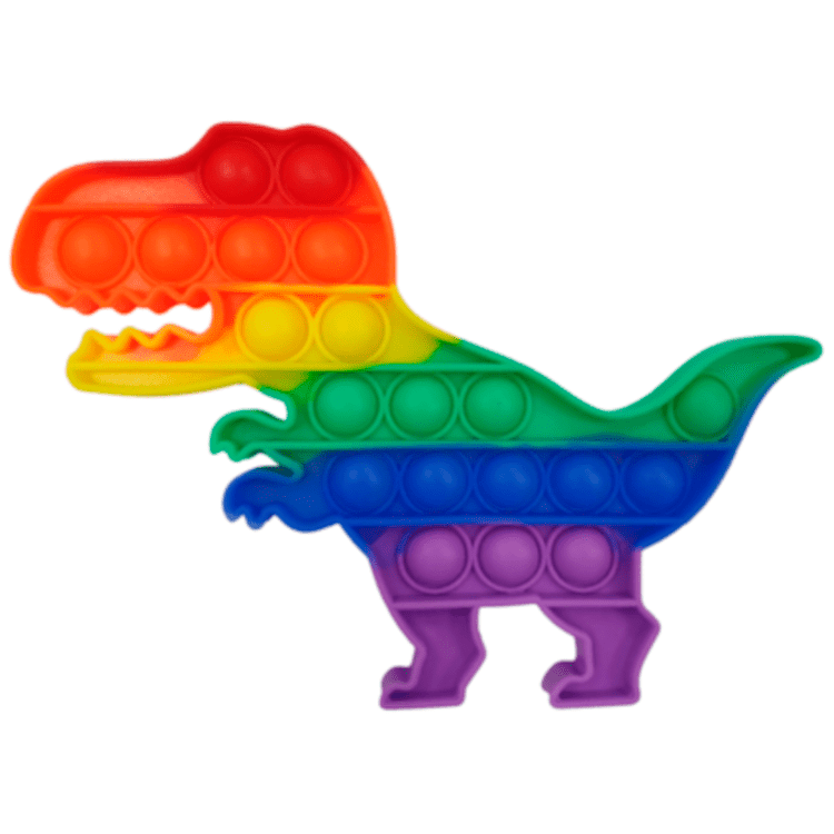 Поп ит (Pop it) разноцветный Динозавр - фото 1 - id-p154920458