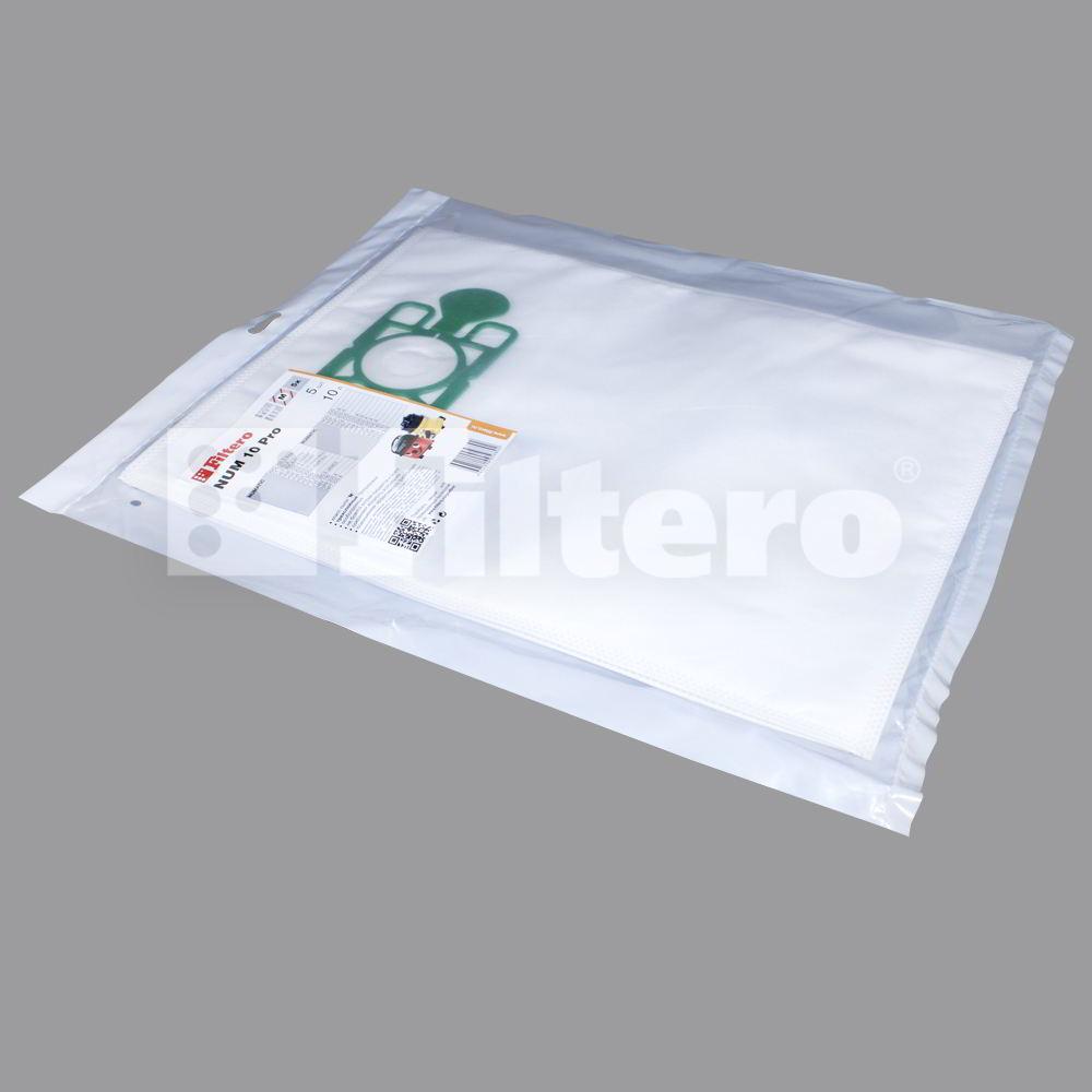 Комплект синтетических мешков (2шт) Filtero NUM 10 (2) Pro, для промышленных пылесосов NUMATIC - фото 1 - id-p154921129