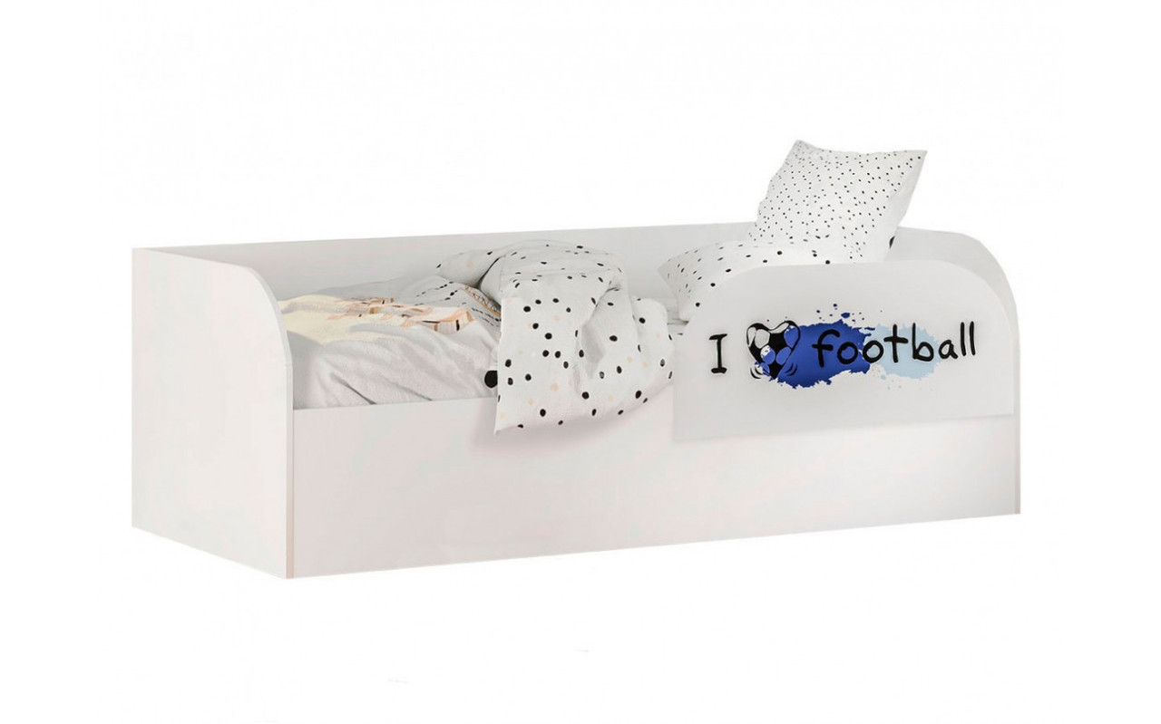 Кровать детская Трио Король спорта 1,8 с мягкой спинкой и бортиком - фото 4 - id-p154921276