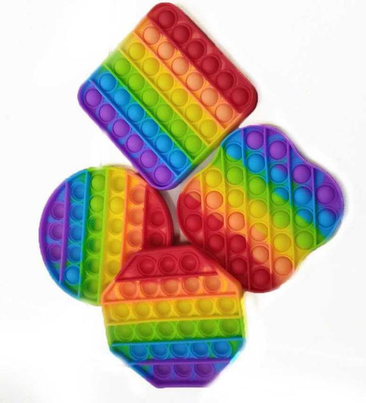 Поп ит (Pop it) разноцветный Восьмиугольник - фото 3 - id-p154921766