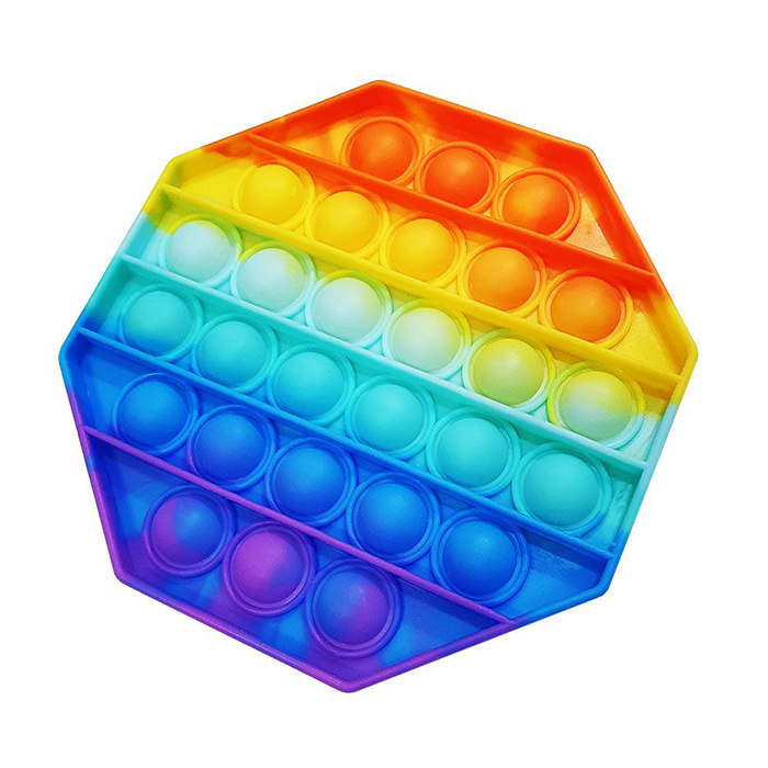 Поп ит (Pop it) разноцветный Восьмиугольник - фото 2 - id-p154921766