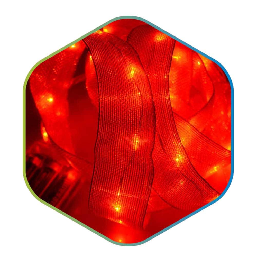 Гирлянда светодиодная на батарейках "Лента", красная - фото 1 - id-p154928260