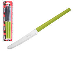 Набор ножей столовых, 3шт., серия MILLENIUN, зеленые, DI SOLLE (Длина: 213 мм, длина лезвия: 101 мм, толщина: