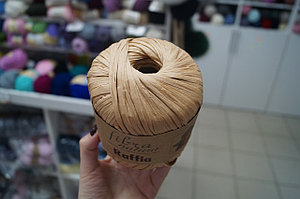 Рафия Фибра Натура (Fibra Natura Raffia) цвет 116-14 тёплый беж