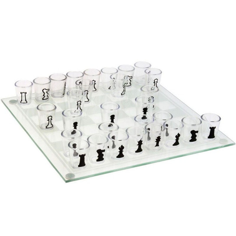 Пьяные шахматы поле 25х25 см., 32 рюмки. - фото 3 - id-p154966252