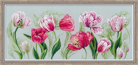 100/052 «Весенние тюльпаны», RIOLIS PREMIUM, фото 2