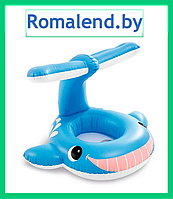 Надувные водные ходунки Intex Jolly Whale Baby Float "Кит", 1-2 года, арт.56591NP