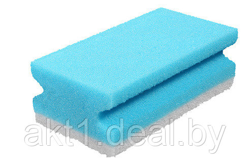 Губка абразивная голубая для деликатных поверхностей 130х70