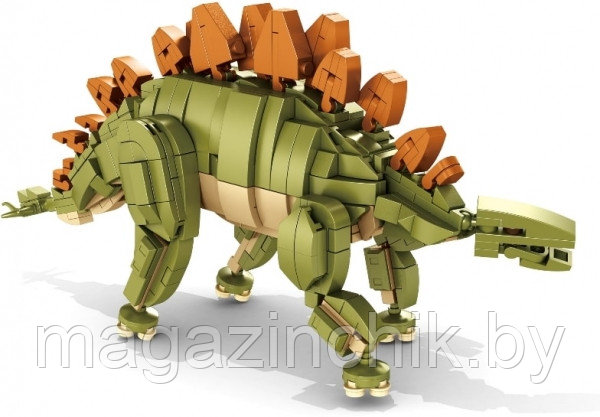 Конструктор Стегозавр и кости динозавра 2 в 1, Panlos 612004, аналог Лего Мир Юрского периода - фото 5 - id-p154968560