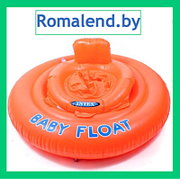 Круг для плавания с сиденьем Baby float (76 см) от 1 до 2 лет, до 15 кг, INTEX 56588EU