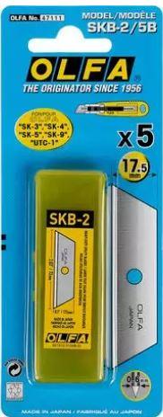 Лезвие OLFA трапец. для SK-4, 17,5х72х0,6мм, 5шт - фото 1 - id-p154888845