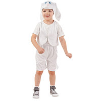 Карнавальный костюм Заяц белый Ваня Пуговка 4005 к-18