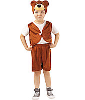 Детский карнавальный костюм Медведь Потапик Пуговка 4012 к-18
