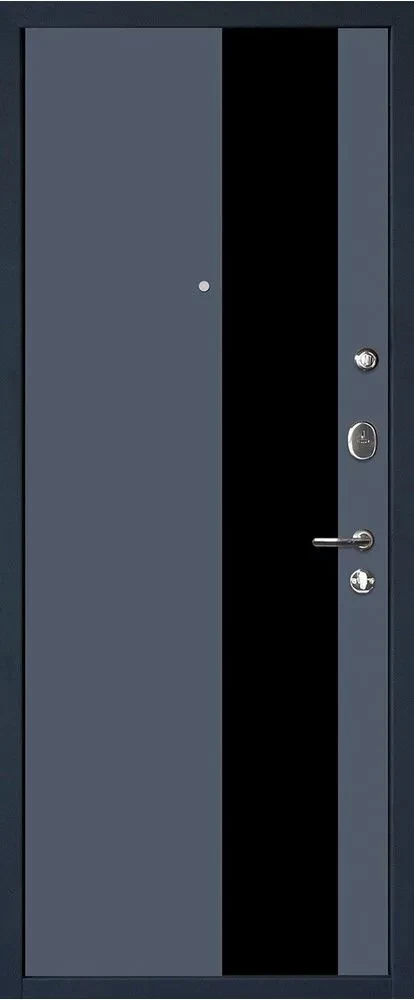 Двери металичиские МеталЮр М16, Антрацит - фото 2 - id-p154995920