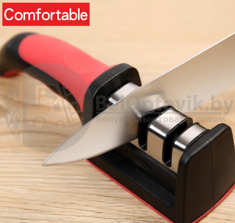 Ножеточка Sharpener HCK-168 механическая 3 уровня заточки - фото 2 - id-p154997546