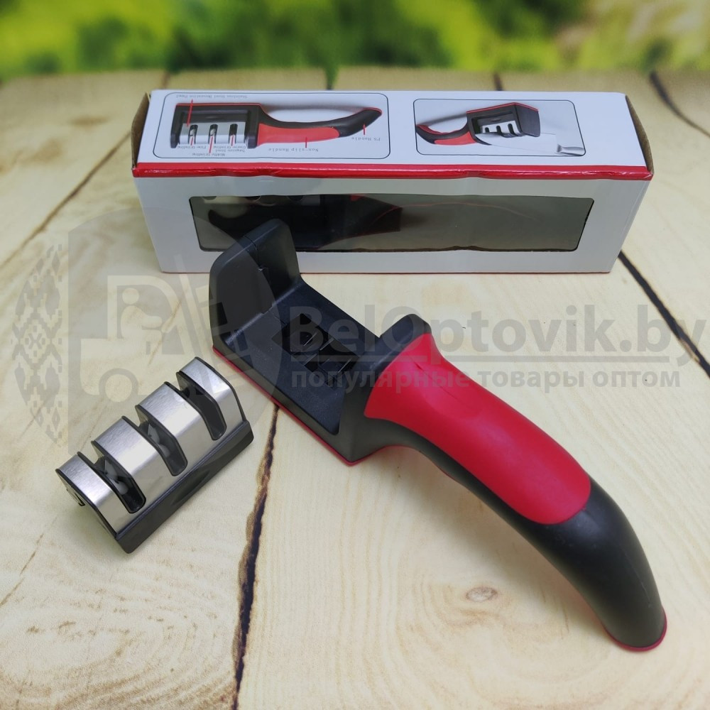 Ножеточка Sharpener HCK-168 механическая 3 уровня заточки - фото 8 - id-p154997546