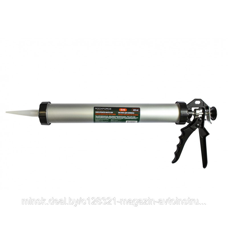 Пистолет для силикона алюминиевый 600мл Rock FORCE RF-CG-02