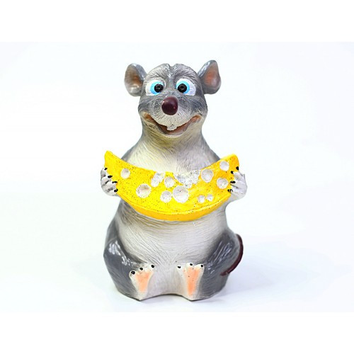 Статуэтка мышь с сыром 21см. арт. f-1252 - фото 1 - id-p155005947