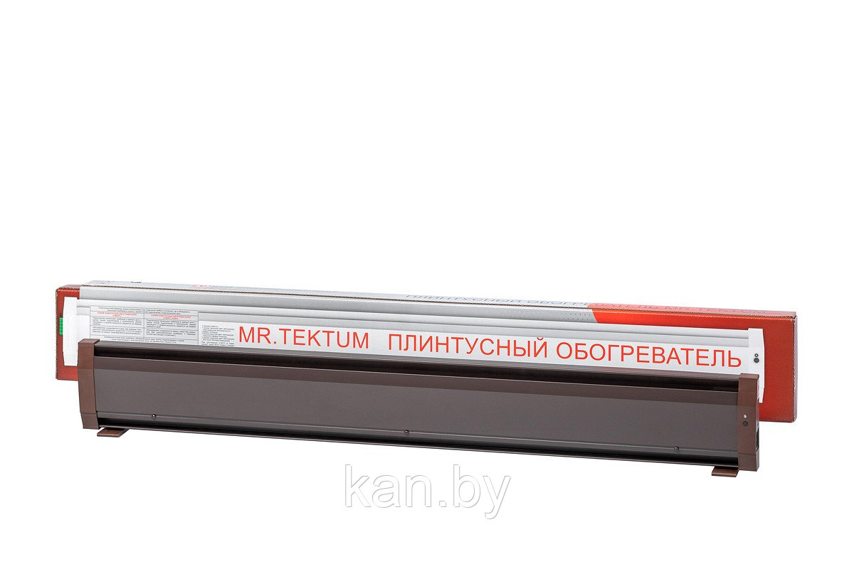 Обогреватель плинтусный "MR Tektum" Smart line коричневый 1,1 м - фото 3 - id-p155009263