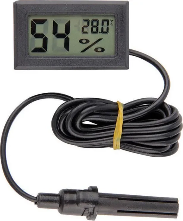 Гигрометр-термометр цифровой с выносным датчиком - фото 1 - id-p155016146