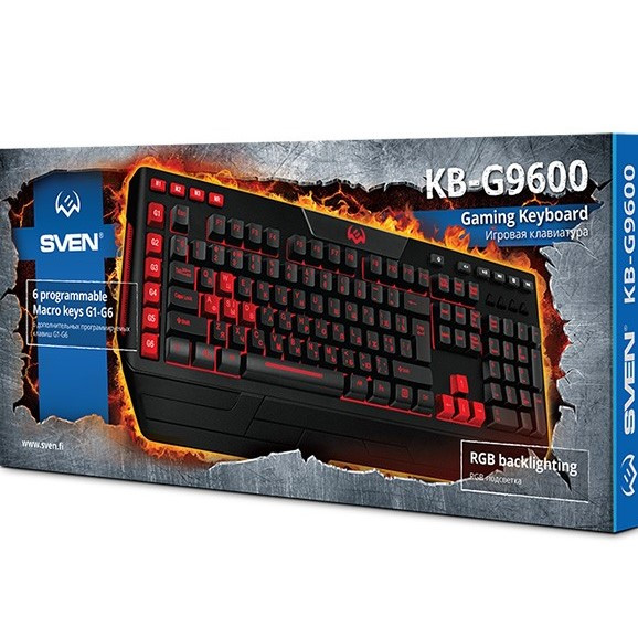 Клавиатура Sven KB-G9600 Black