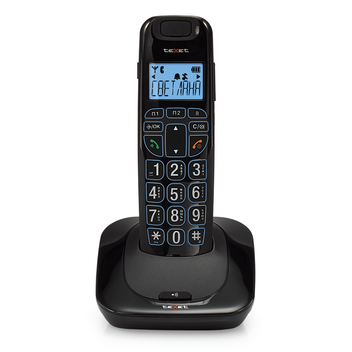 Радиотелефон DECT teXet TX-D7505A (черный)
