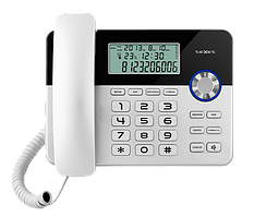 Проводной телефон teXet TX-259 черный-серебристый