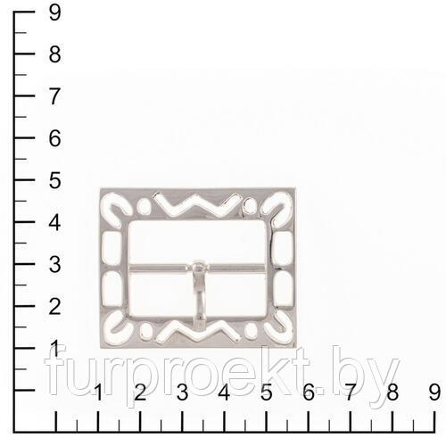 Пряжка 1611 32мм никель