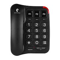 Проводной телефон teXet TX-214 (черный)