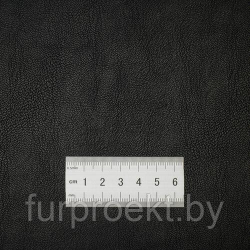 BE194P11682LQ (B-8196) черный полиуретан 1мм трикотажное полотно