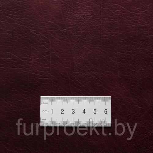 C7521P 33# бордовый полиуретан 1,2мм трикотажное полотно