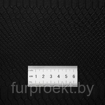 BW083 1# черный полиуретан 1мм трикотажное полотно