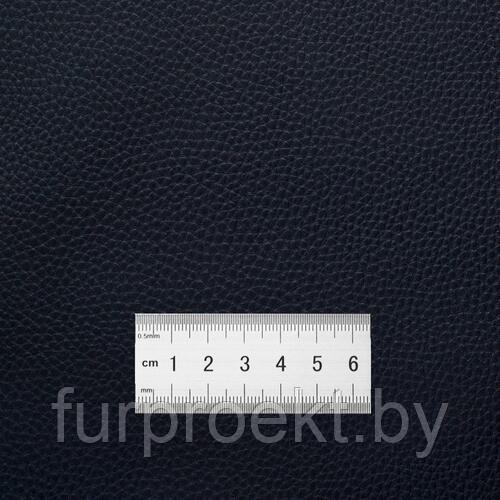 A0117 {6020D# Dark Blue} синий темный полиуретан 1,2мм трикотажное полотно