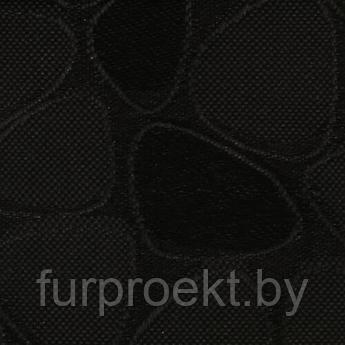 Жаккард вспененный PVC черный 322 полиэстер 0,7мм жаккард Z1951 черн №4