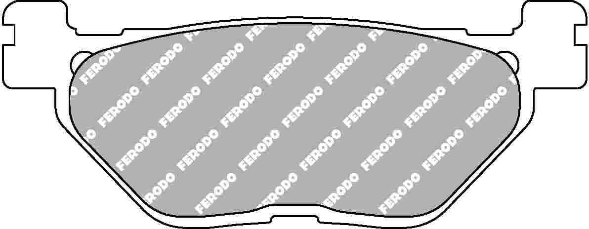 Колодки тормозные Ferodo FDB2156P - фото 1 - id-p154548163