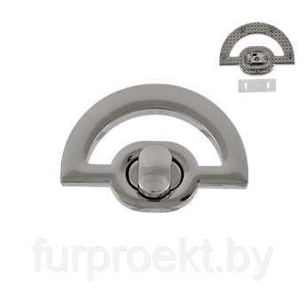 Застежка поворотная LL 548 никель полир