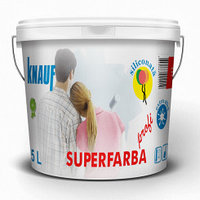 Краска акриловая с добавлением силикона Кнауф Superfarba Profi, 10л Кнауф Superfarba Profi Краска акриловая с добавлением силикона Кнауф Superfarba Profi, 10л