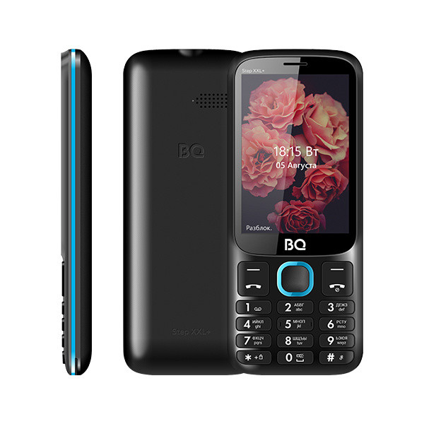 Мобильный телефон BQ Step XXL+ (BQ-3590) черный+синий