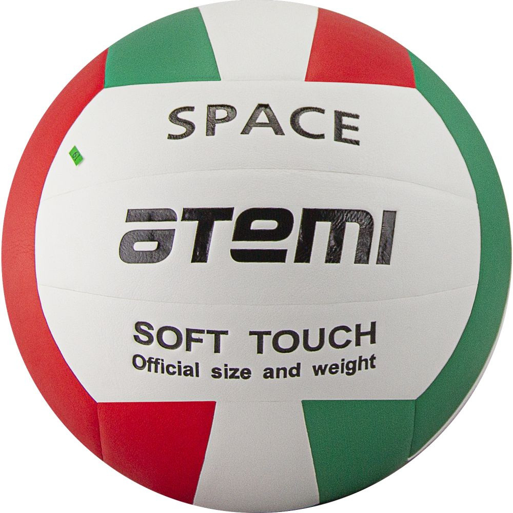 Мяч волейбольный Atemi Space White/red/green - фото 1 - id-p155017259
