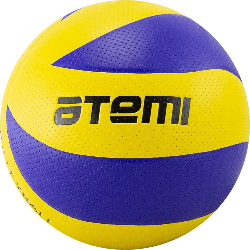 Мяч волейбольный Atemi Tornado PU yellow/blue - фото 1 - id-p155017260