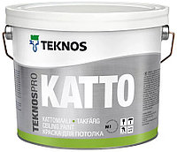 Краска для потолка TEKNOS KATTO 9,0 л Basa1, Финляндия технос катто Краска для потолка TEKNOS KATTO 9,0 л Basa1, Финляндия