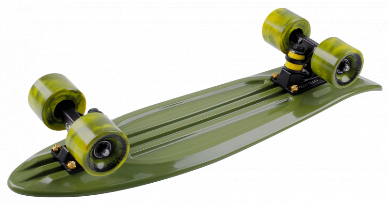 Penny board (пенни борд) Tech Team Fishboard 23 TLS-406 dark green - фото 2 - id-p155026167