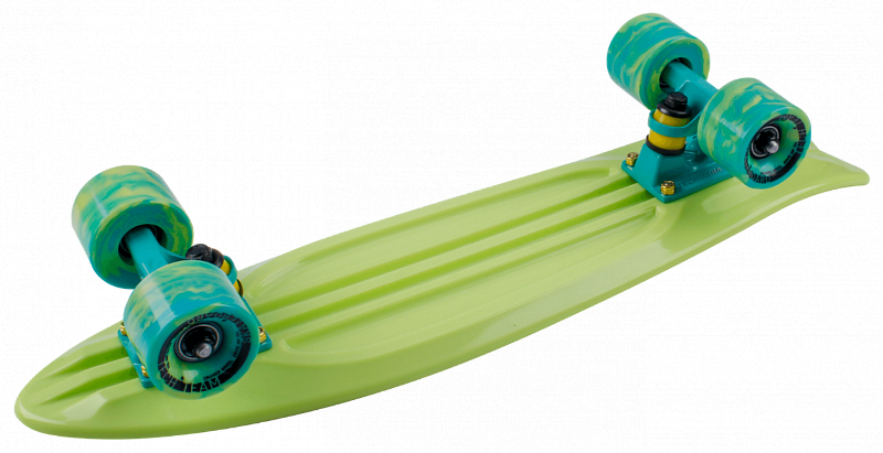 Penny board (пенни борд) Tech Team Fishboard 23 TLS-406 light green - фото 2 - id-p155026168