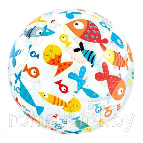 Детский надувной мяч INTEX, от 3 до 6 лет, 3 вида (51х51см). арт.59040NP - фото 2 - id-p155029041