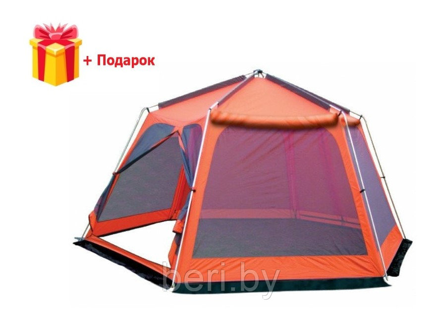 TLT-009 Палатка, шатер Tramp Lite Mosquito, оранжевый - фото 1 - id-p101895227