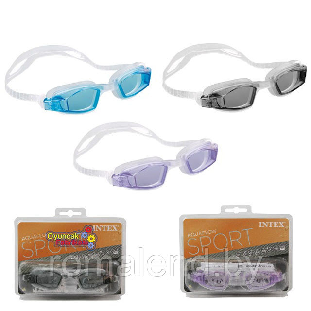 Очки для плавания Intex 55682 Free Style Sport Goggles - фото 3 - id-p155030594