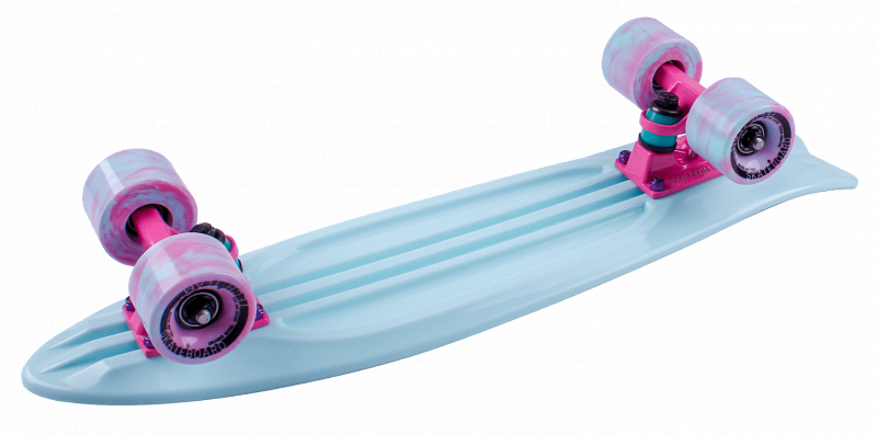 Penny board (пенни борд) Tech Team Fishboard 23 TLS-406 sky blue - фото 2 - id-p155034162