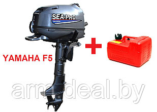 Лодочный мотор Sea-Pro F5S (139 см3), четырехтактный (копия YAMAHA F5)