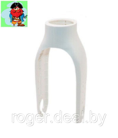 Пластиковая накладка на переднюю вилку для электросамоката Xiaomi M365/PRO, цвет: белый - фото 1 - id-p155036414