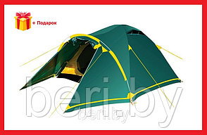 TRT-75 Палатка туристическая двухместная Tramp Stalker 2 (V2), 6000 мм в.ст., 2-х местная